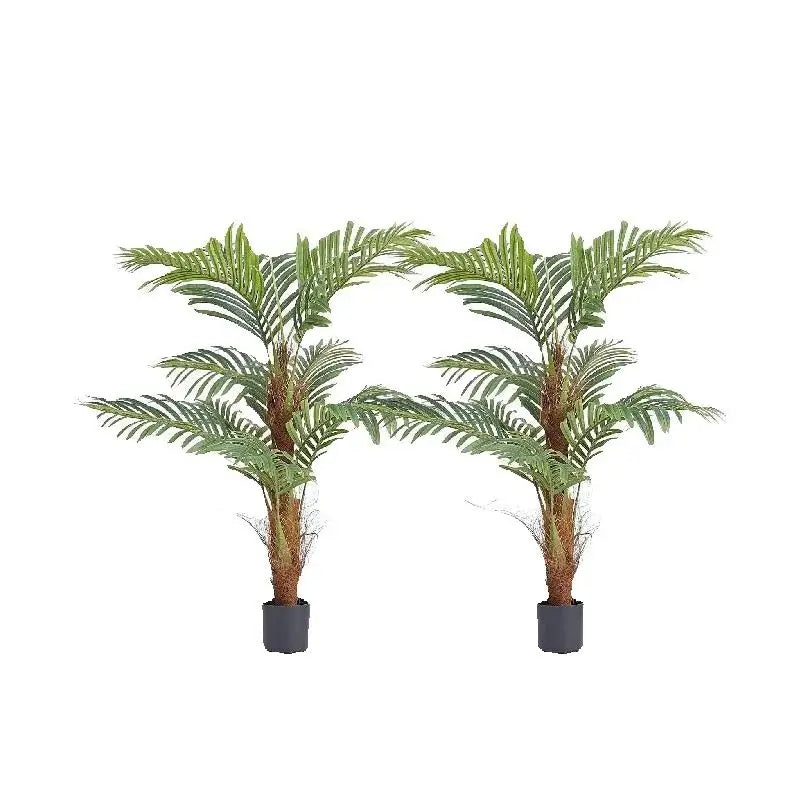 SucceBuy Artificial Palm Tree 4/5/6 FT Faux Plant