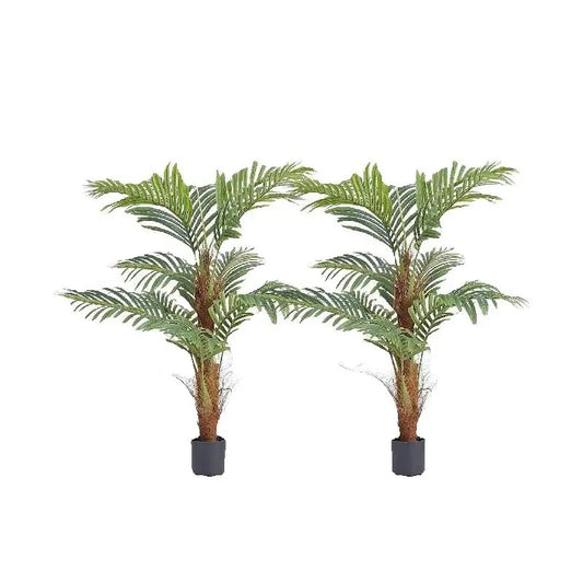 SucceBuy Artificial Palm Tree 4/5/6 FT Faux Plant