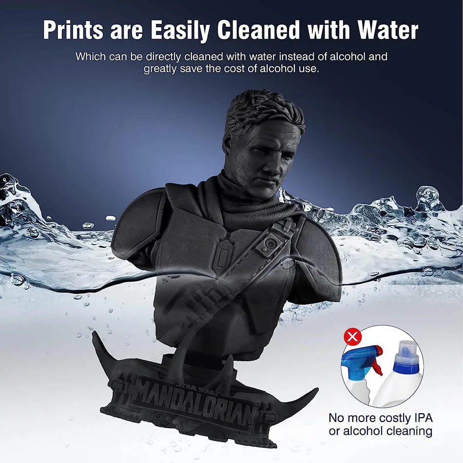JAYO Water Wash  405nm UV Resin 10kg ABS Like 3D Printer Resin 405nm UV Standard Rapid Photopolymer Resin for LCD/DLP/SLA