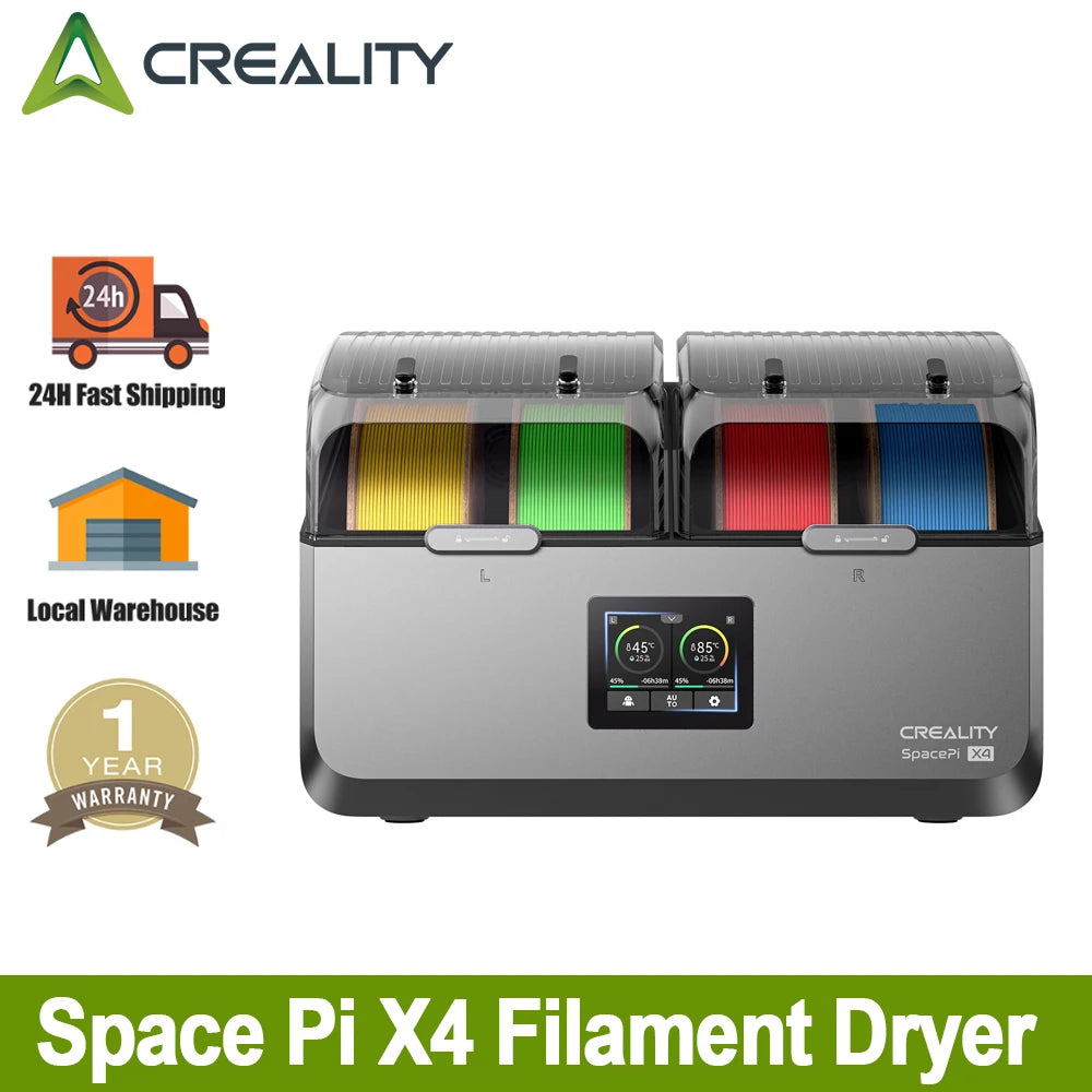 Creality Space Pi X4 Filament Dual Independent Heating Chambers Dryer Box