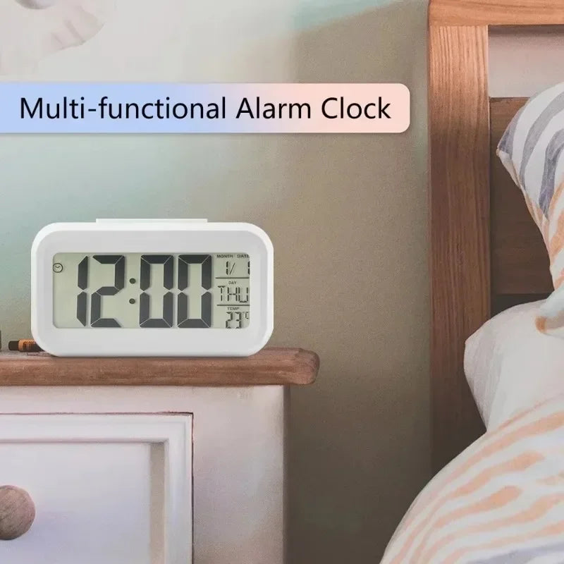 Desk Decorations Table Clock, LED Digital Alarm Clock