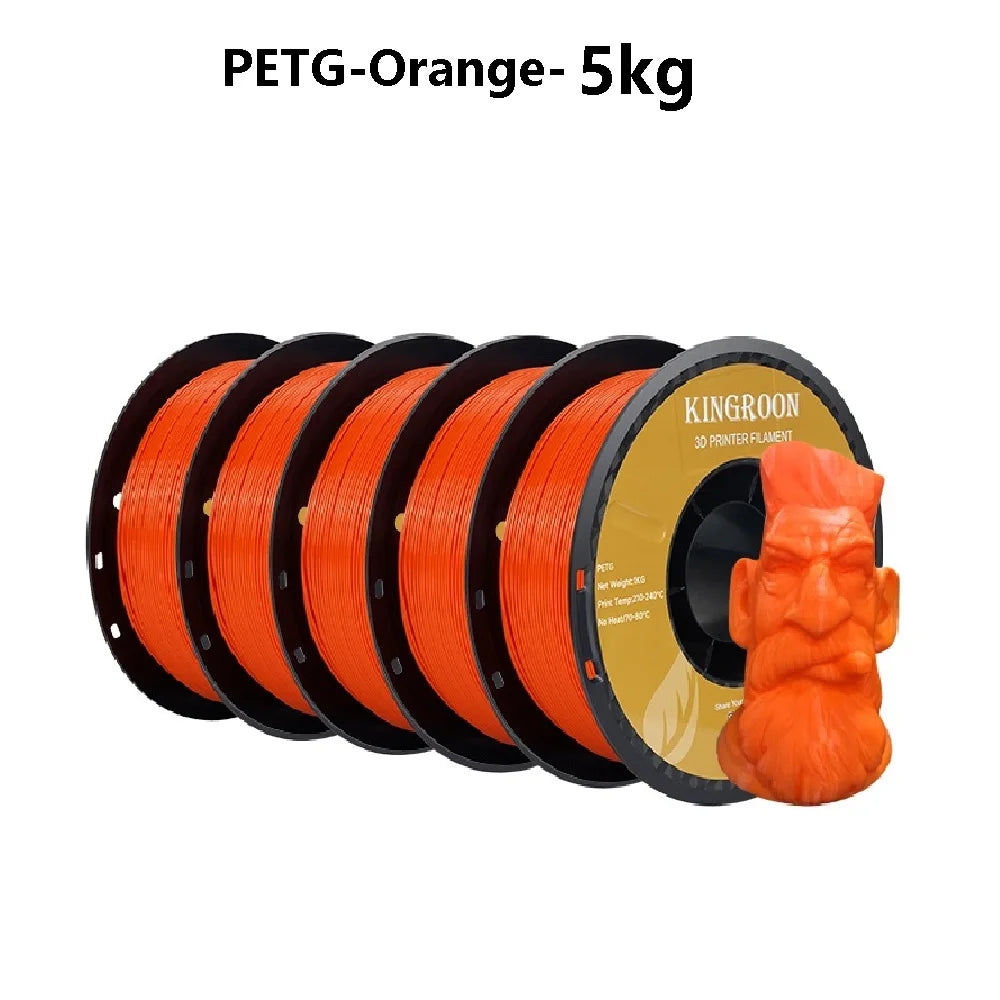 KingRoon 5KG 10KG PLA PETG Filament 1.75mm 3D Printer