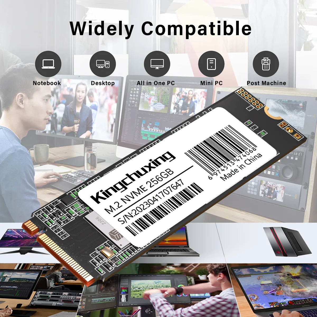 Promo kingchuxing Ssd M2 SSD 1tb 512gb For Laptop Desktop