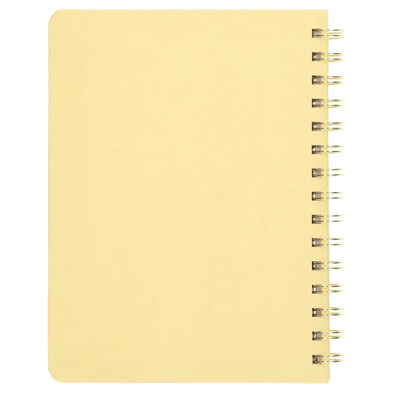 Spiral Journal, 6” x 8”, Ruled, 160 Pages, Yellow