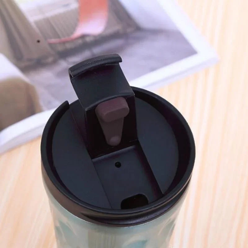 1Pc about 500ml Stainless Steel Thermal Water Bottle Tumbler