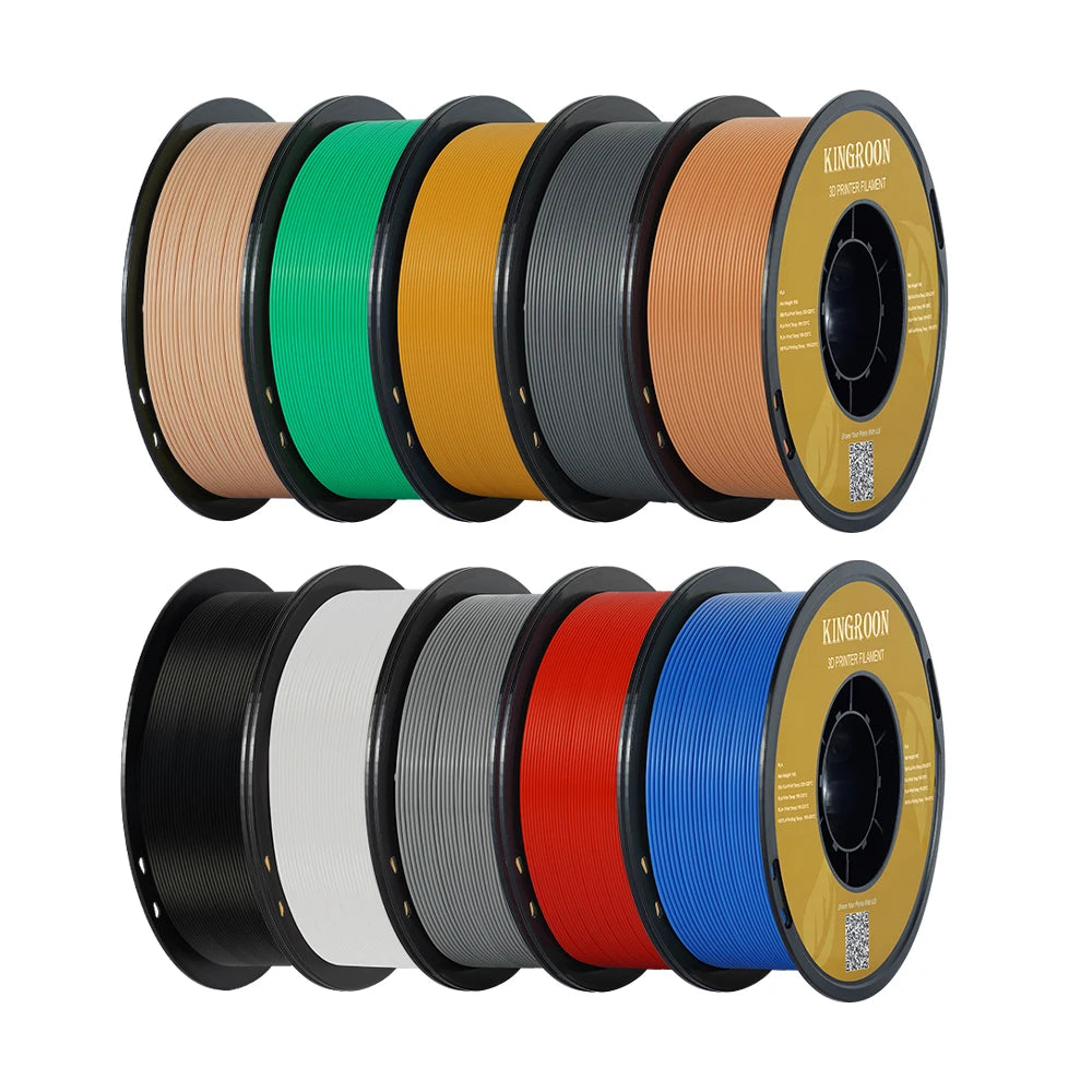 KINGROON PLA Filament 1.75mm 5/10KG PLA Plastic, Standard 1kg/roll