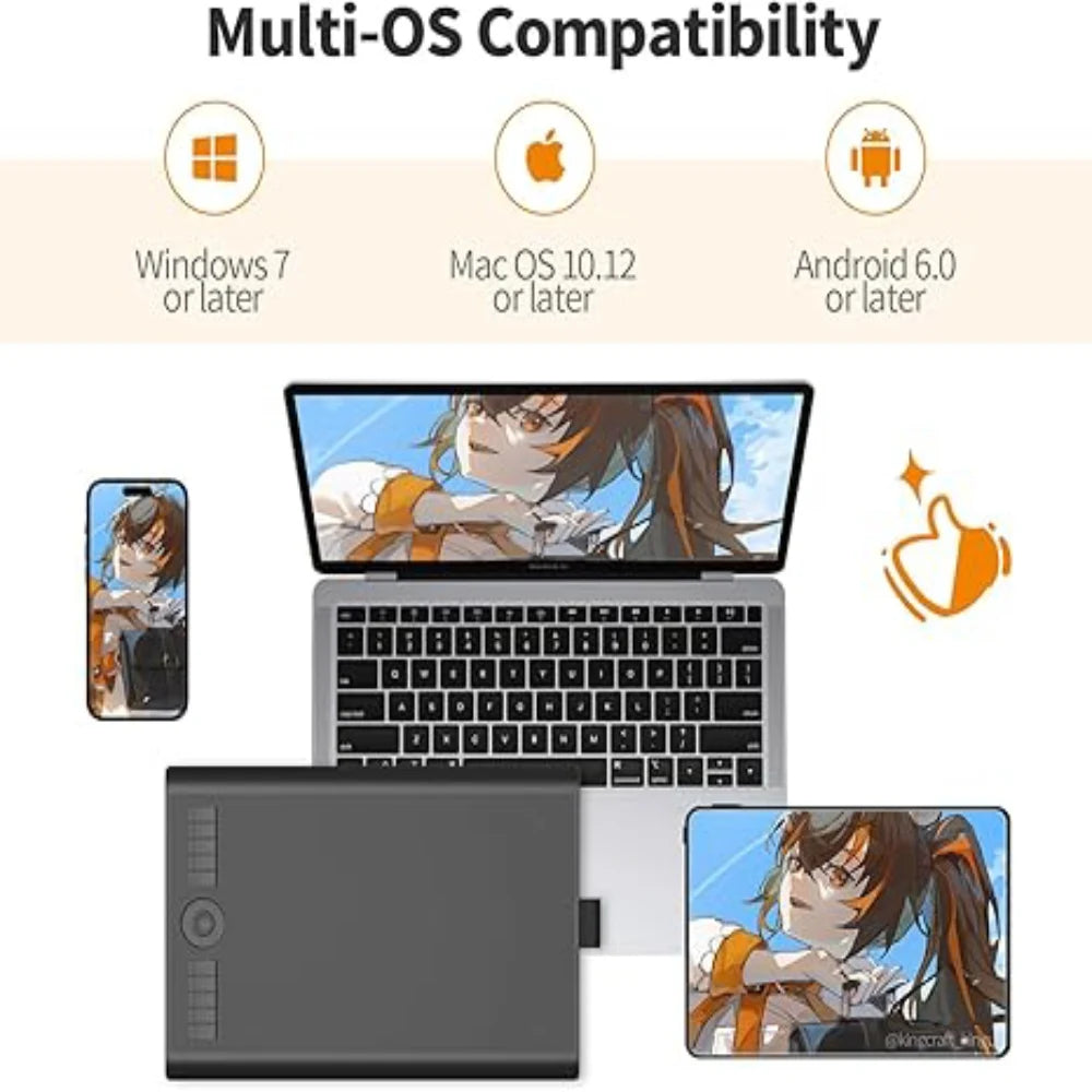 GAOMON M10K Graphic Tablet with 8192 Levels