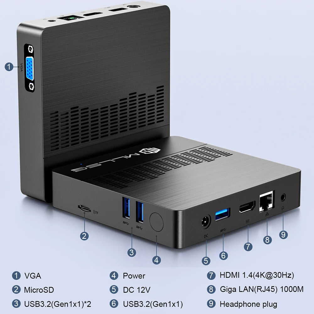 MLLSE M2 Air Mini PC Intel Celeron N4000 CPU