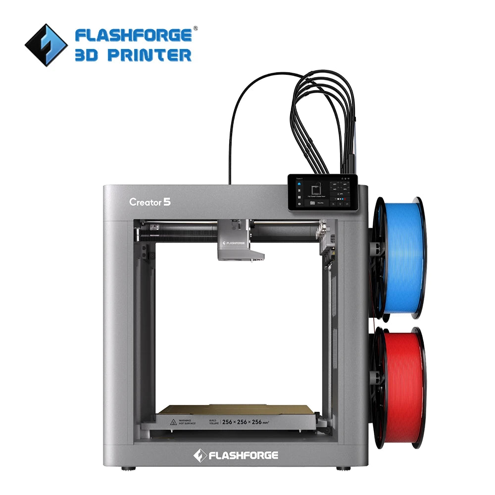 FLASHFORGE High Speed Creator 5 3d Printer Multi-Extruders Multi-color