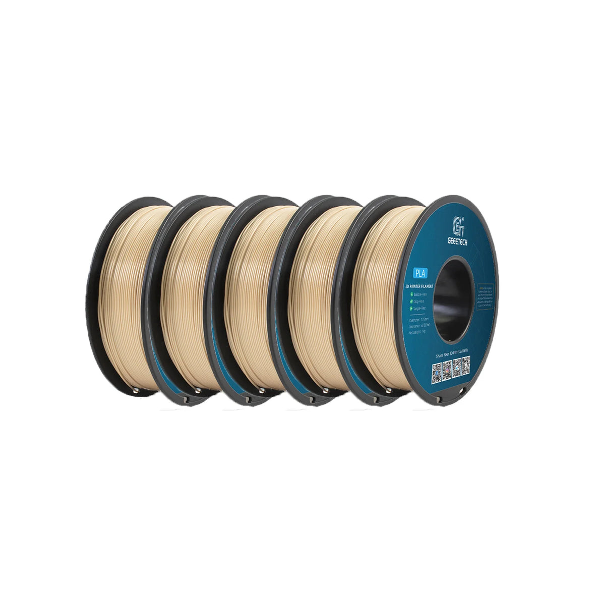 Geeetech 5Kg Standard PLA Filament 1.75mm, Multiple Colour