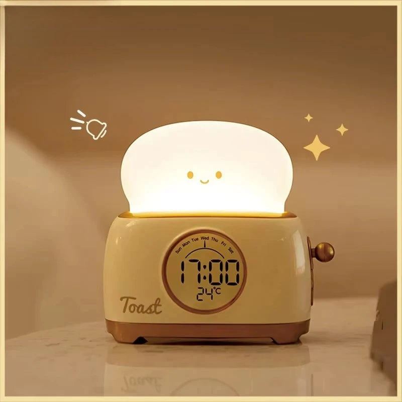 Kid Alarm Clock LED Night Light Digital Clock