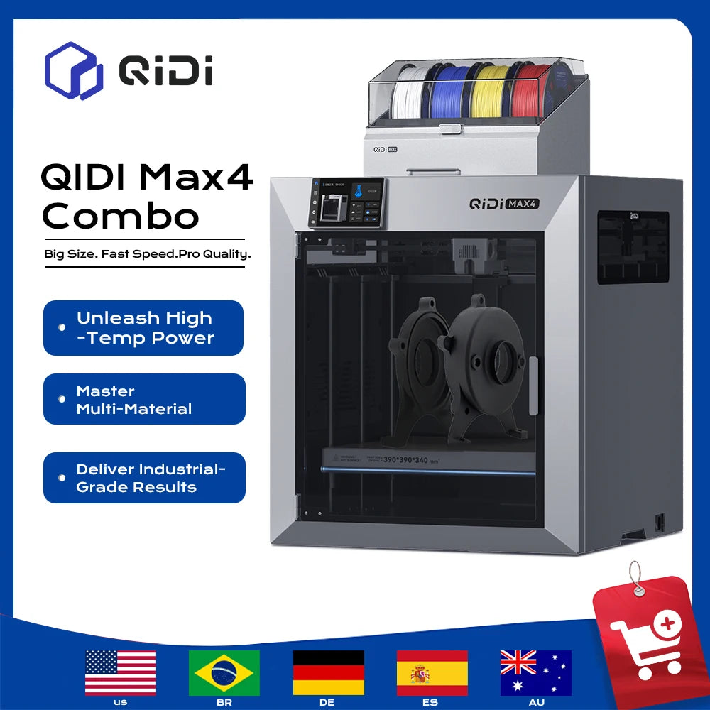QIDI MAX4 Combo CoreXY 3D Printer