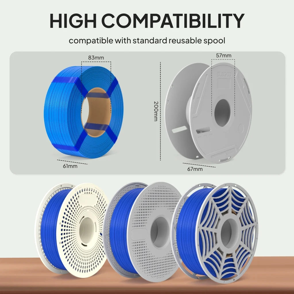 ELEGOO PLA Basic 3D Print Filament 1.75mm 1KG Filament