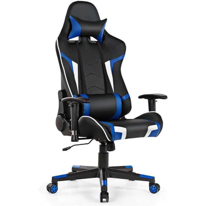 Gaming Desk and Chair Set, Ergonomic E-Sport Gamer Desk & Racing Chair Set