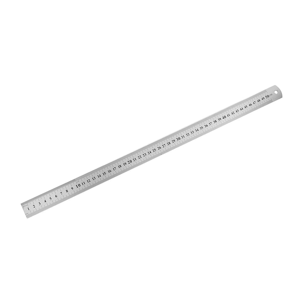15cm/20cm/30cm/40cm/50cm Metal Ruler Stainless Steel Straight Ruler