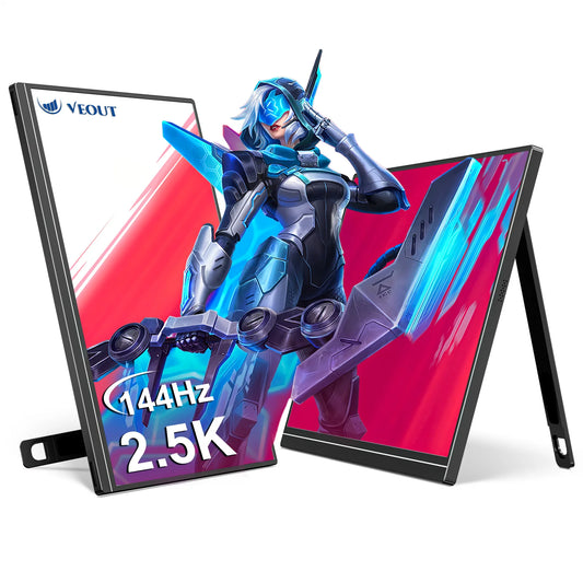 16 inch 2.5K 144Hz Portable Gaming Monitor,2560x1600 100% sRGB