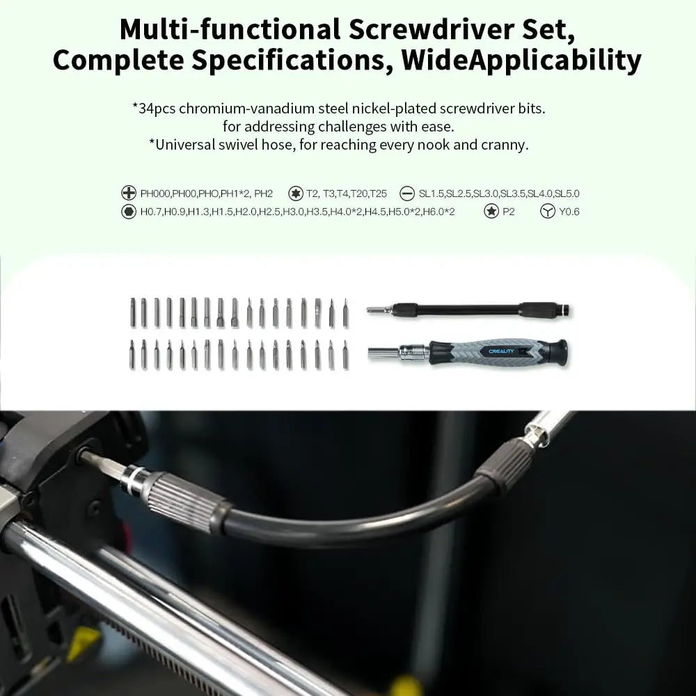 Creality 3D Printer Tool Wrap Kit for Assembly/Removal/Cleaning/Maintenance