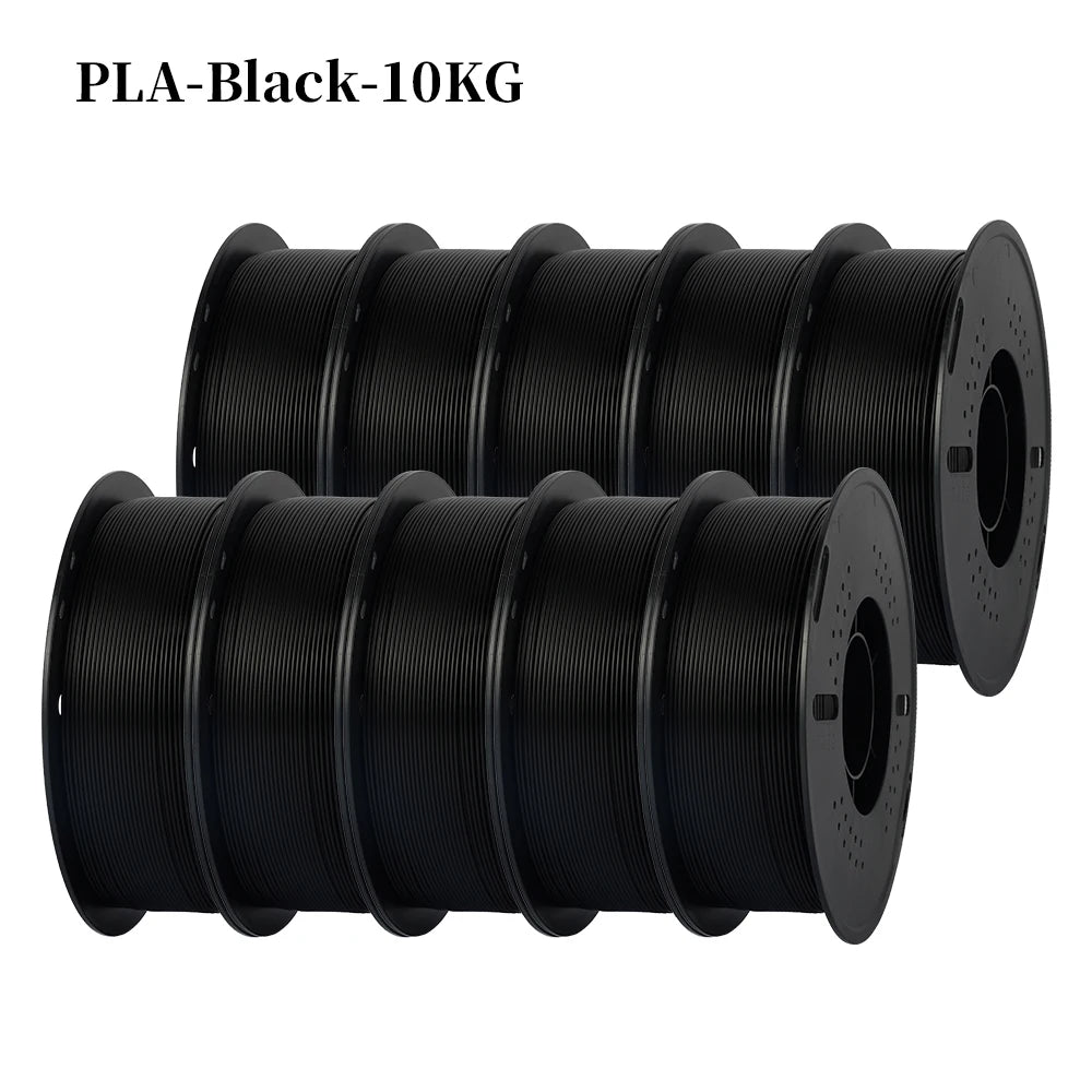 10KG/22LBS Multicolor PLA filament 1KG/Roll 1.75mm For 3D Printer