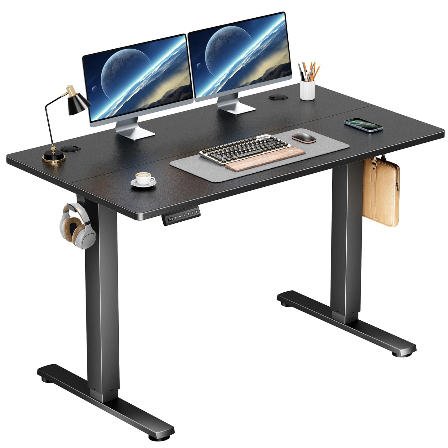 JHK Electric Standing Desk Height Adjustable 40x24 Inch