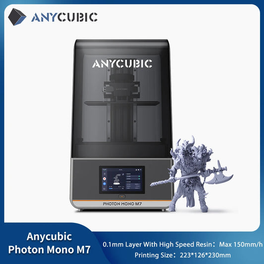 ANYCUBIC Photon Mono M7 14K+10'' LCD Resin Mono MSLA 3D Printer