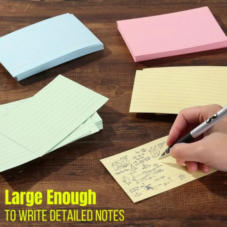 Pastel 3 x 5 180 Lined Index Cards
