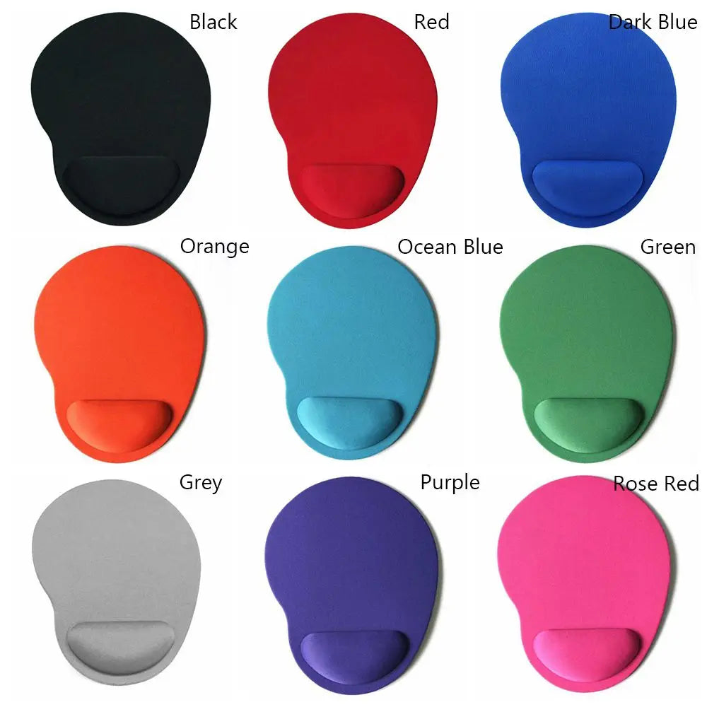 Ergonomic Wrist Rest Mouse Pad with Memory Foam - Non-Slip Gel Support