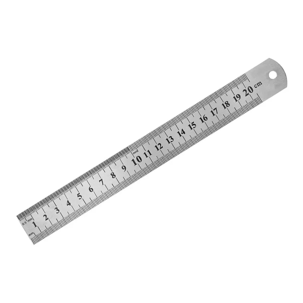 Metal Straight Ruler Stainless Steel Ruler Double Sided