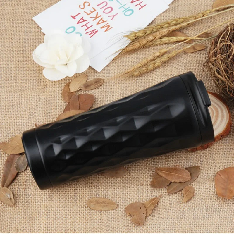 1Pc about 500ml Stainless Steel Thermal Water Bottle Tumbler