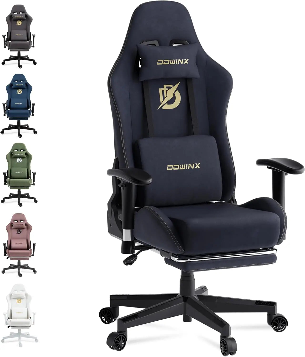 Dowinx Gaming Chair with Massage Lumbar Support