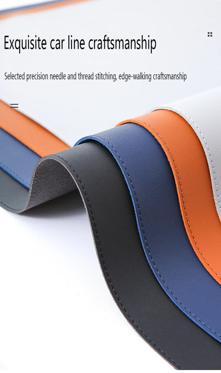 Portable Mouse pad Non-slip PU Suede Computer Keyboard desk pad