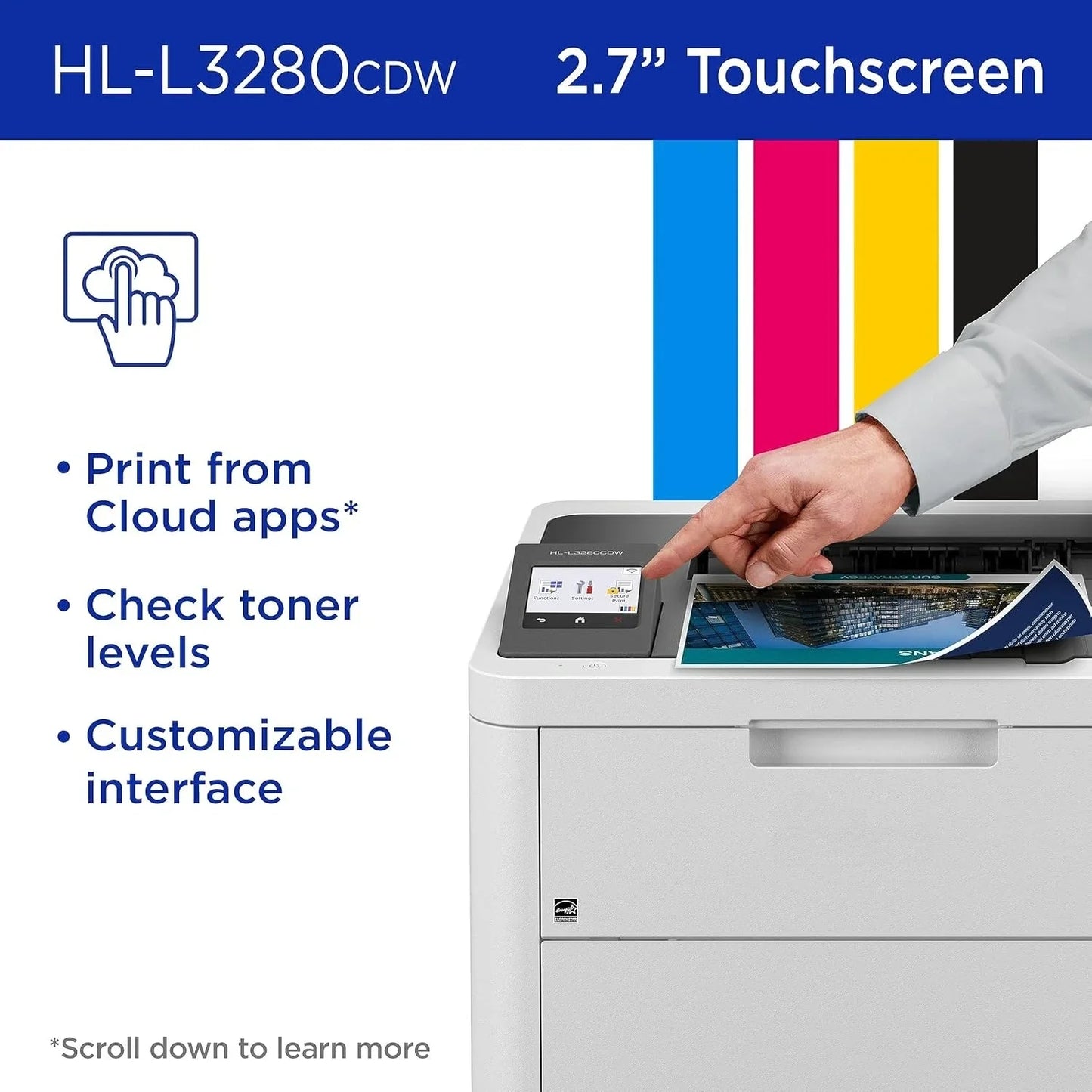 HLL3280CDW Wireless Compact Digital Color Printer