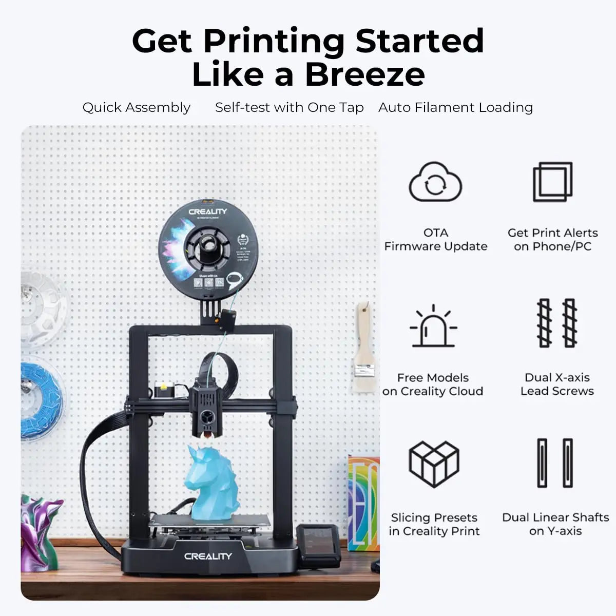 Creality Ender 3 V3 KE 3D Printer 500mm/s MAX Printing