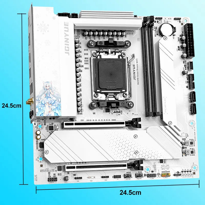 B650M Snow Dream WiFi6E Motherboard