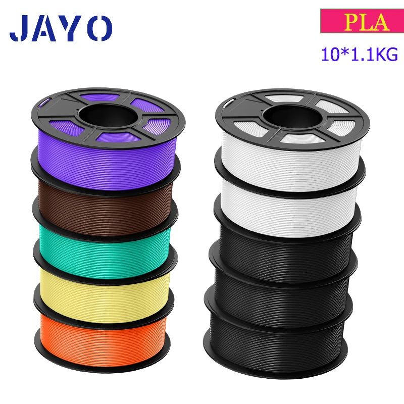 JAYO PETG/PLA PLUS/High Speed Matte PETG/PLA Filament 175mm 10 Rolls