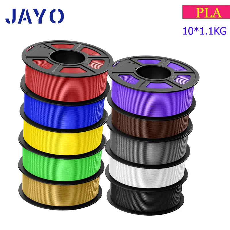 JAYO PETG/PLA PLUS/High Speed Matte PETG/PLA Filament 175mm 10 Rolls