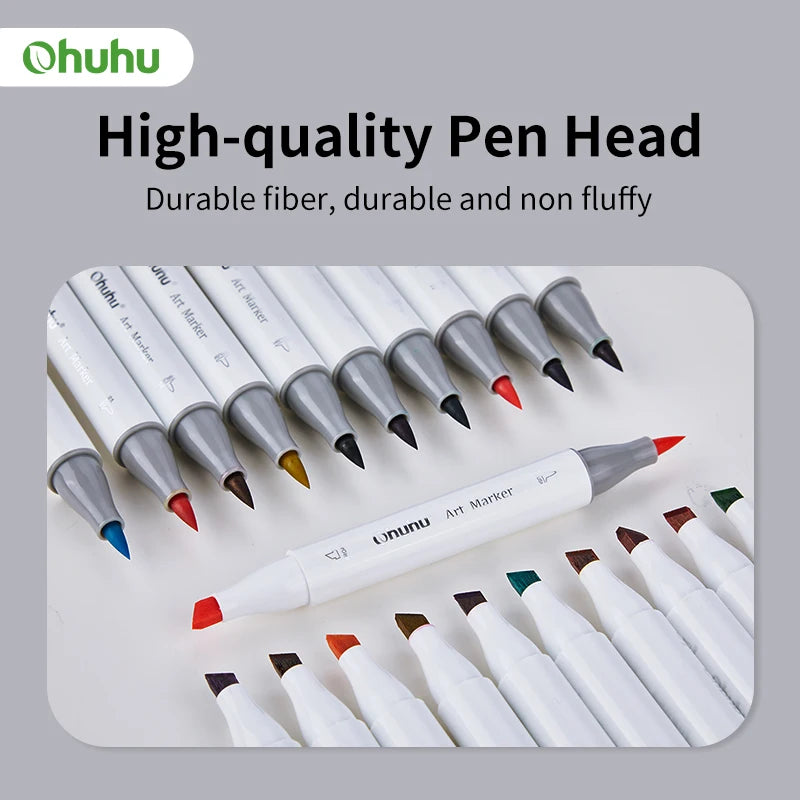 Ohuhu Honolulu Marker Pen Set Color Markers