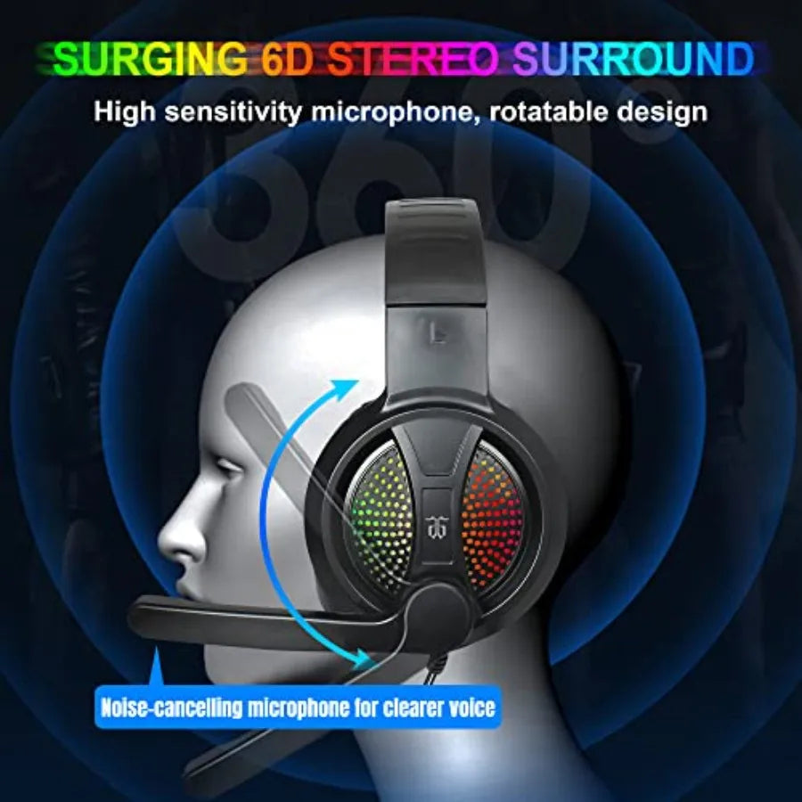 Gaming Keyboard and Mouse, Headphones, Mouse pad All in One Combo