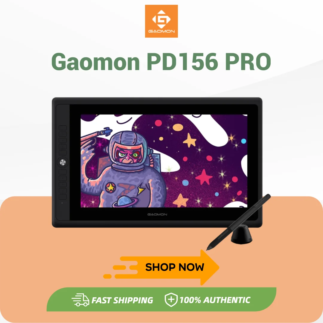 GAOMON PD156PRO Graphics Tablet  15.6” Full-Laminated 8192 Levels
