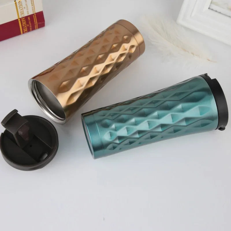 1Pc about 500ml Stainless Steel Thermal Water Bottle Tumbler