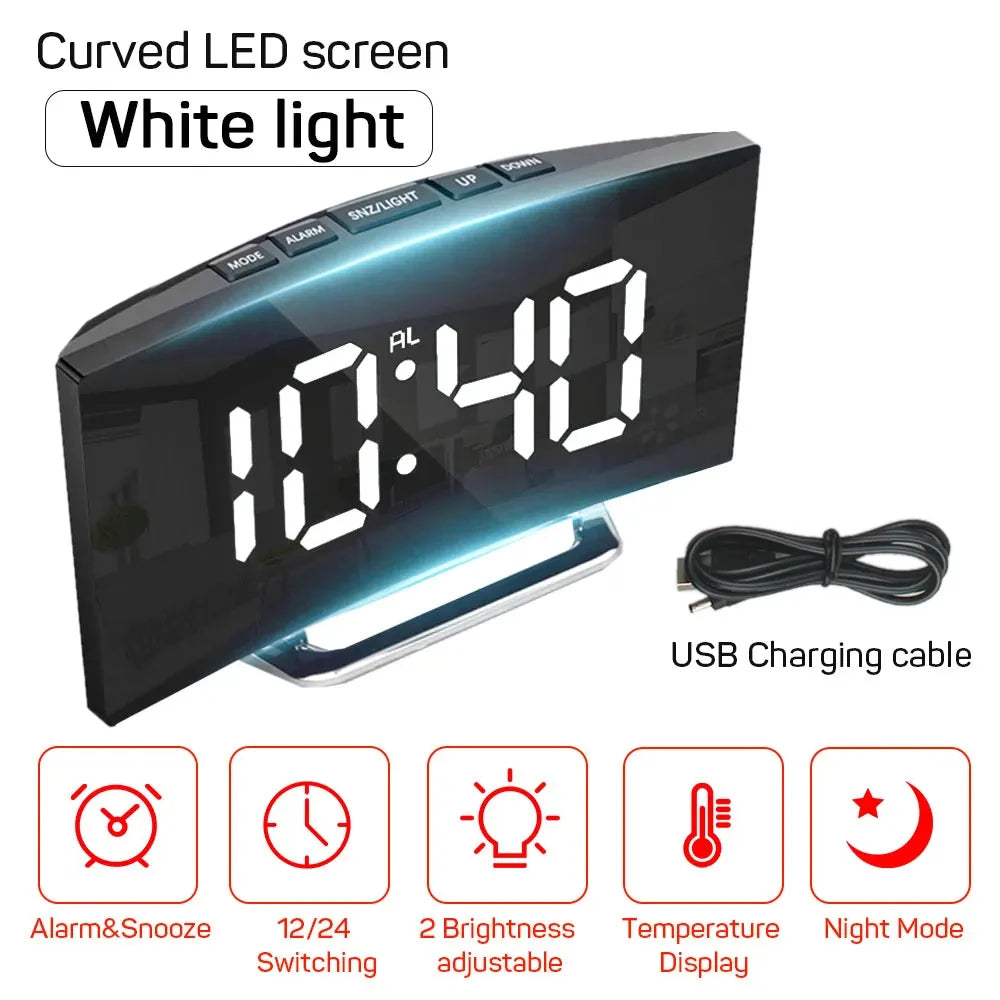 Electronic Alarm Clock, Digital Alarm Clock LED