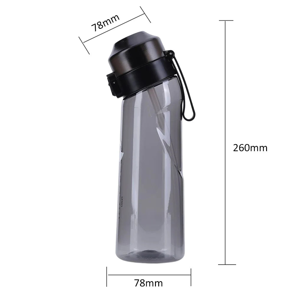 Flavored Water Bottle with 7 Flavour Pods, 650ml