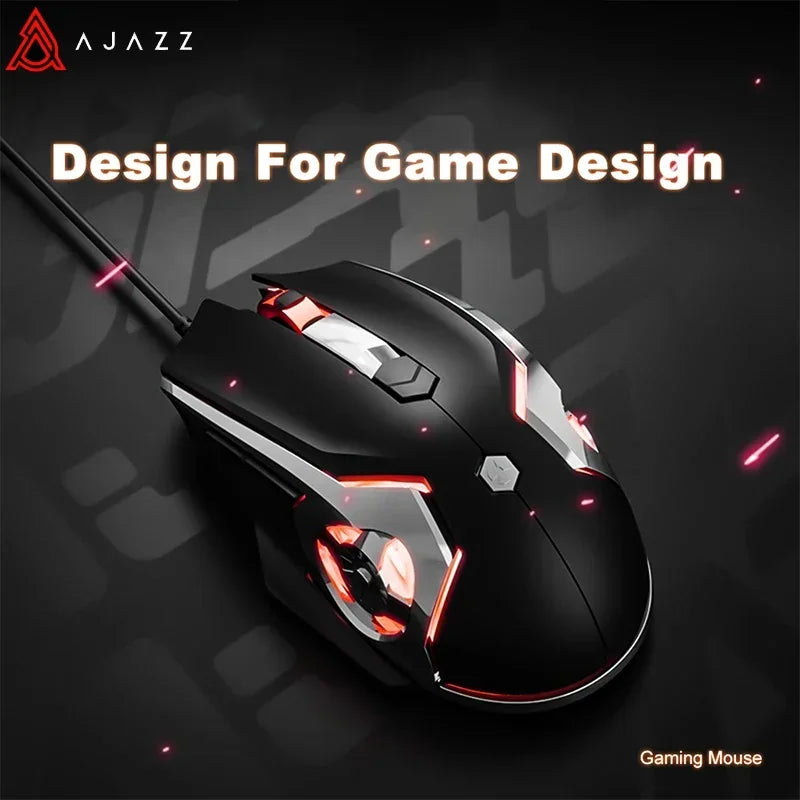 AJAZZ AJ120 Gaming Mouse Wired USB 6 Buttons 8000DPI