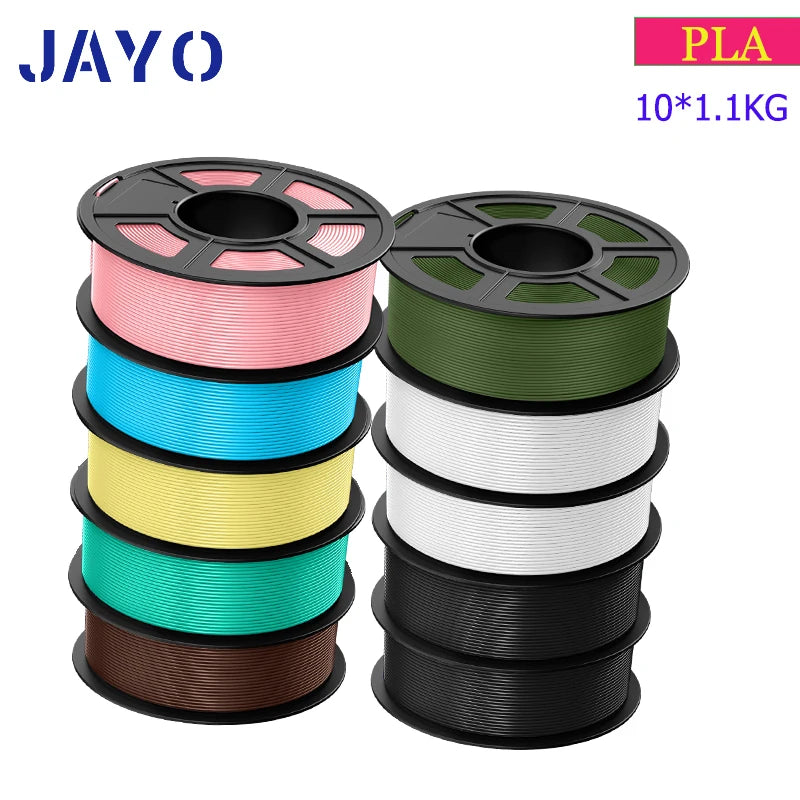 JAYO PETG/PLA PLUS/High Speed Matte PETG/PLA Filament 175mm 10 Rolls