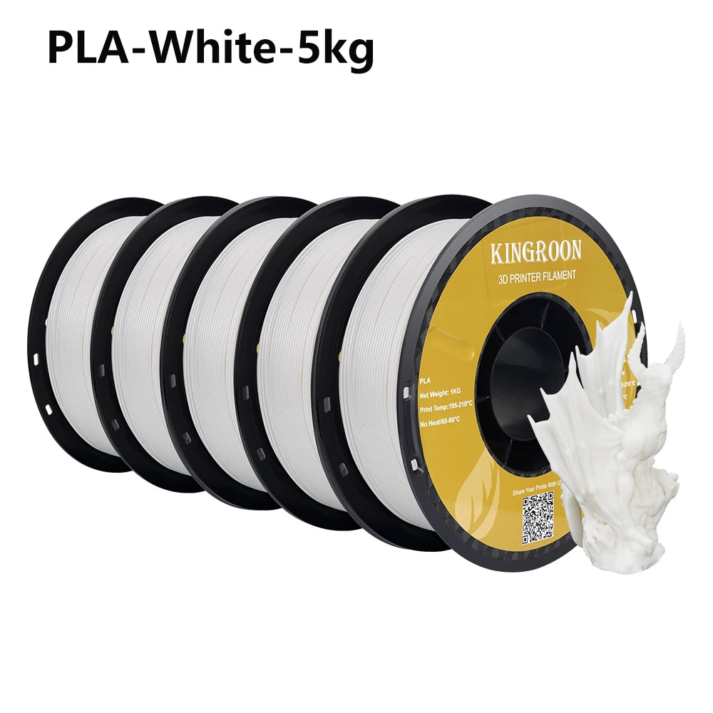 KingRoon 5KG 10KG PLA PETG Filament 1.75mm 3D Printer