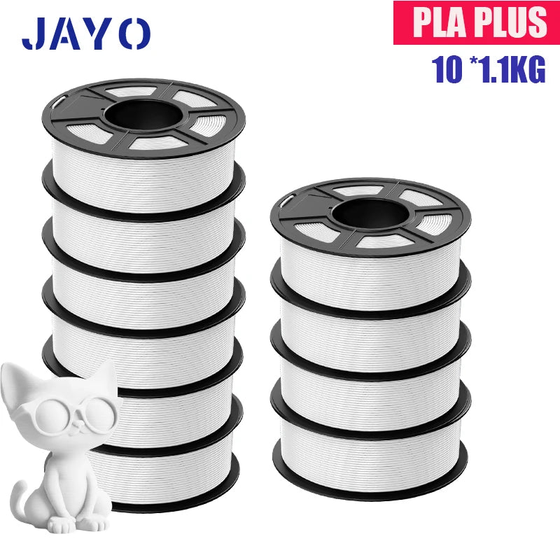 JAYO PETG/PLA PLUS/High Speed Matte PETG/PLA Filament 175mm 10 Rolls