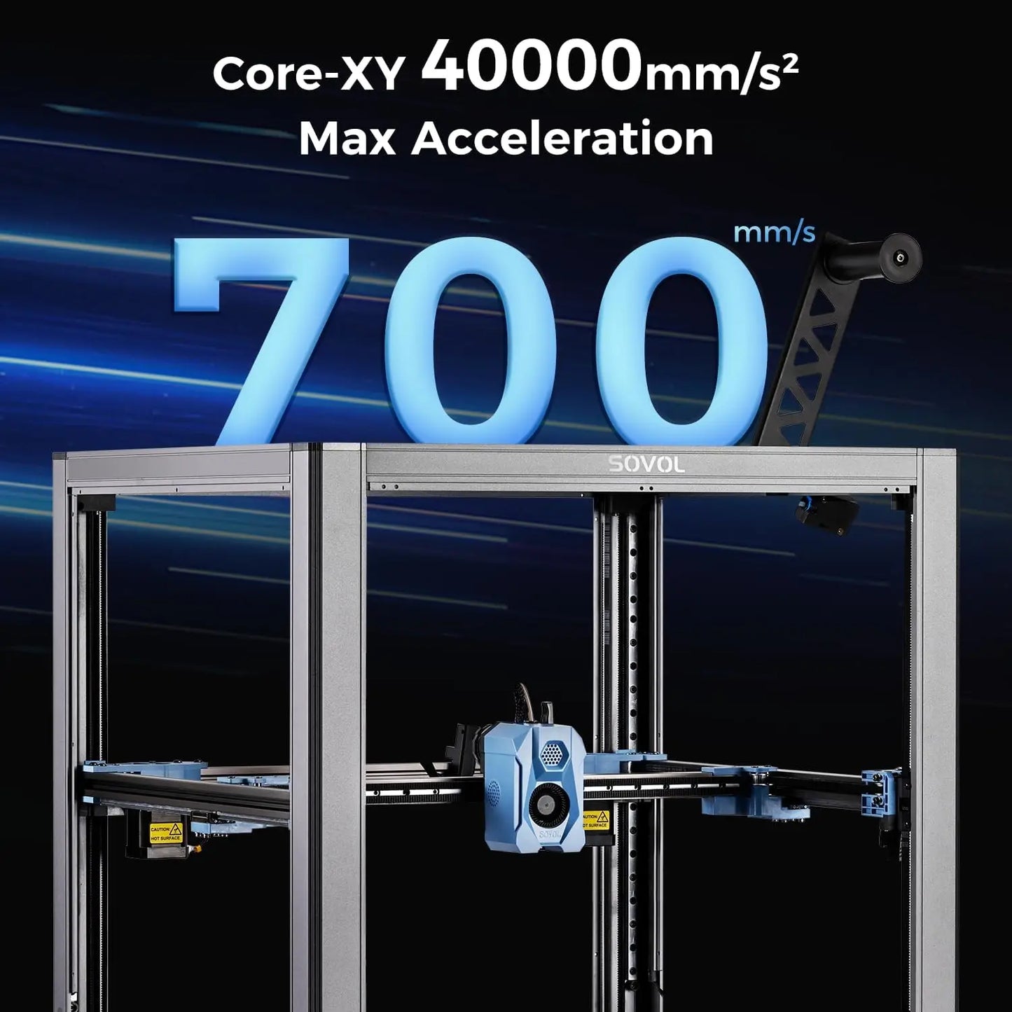 Sovol SV08 Core-XY 3D Printer Open Source, Max 700mm/s
