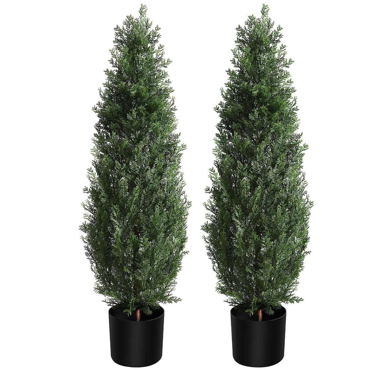 2pcs Artificial Topiary Tree, 36-60in