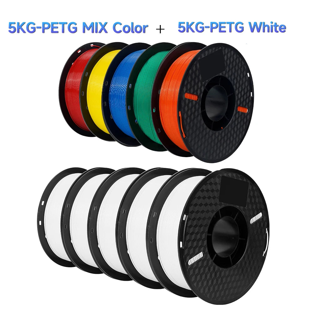 10KG PLA PETG Filament for 3D Printer Filament 1KG/Roll 1.75MM