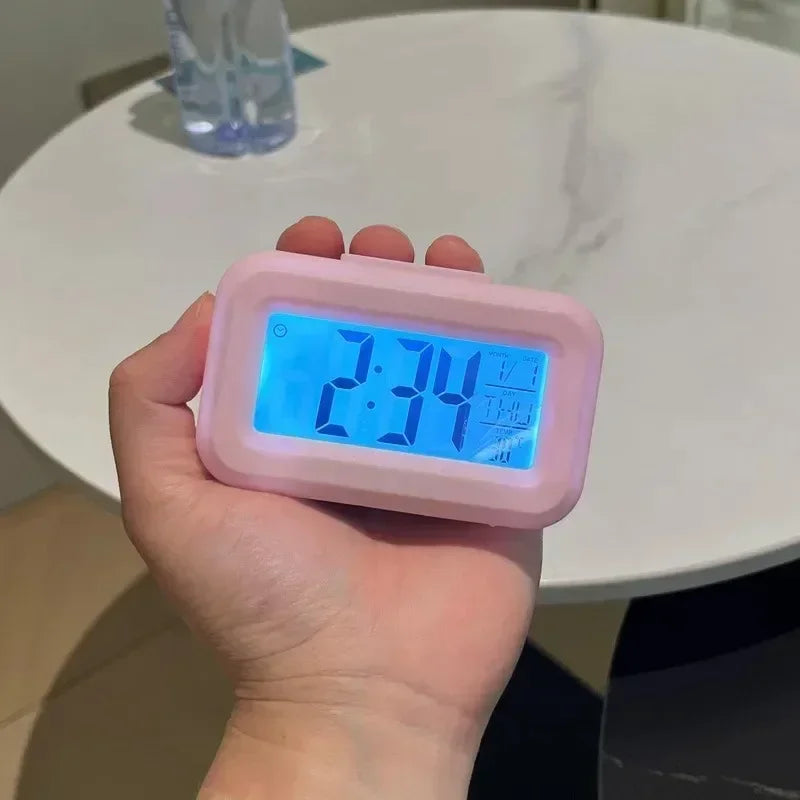 Desk Decorations Table Clock, LED Digital Alarm Clock