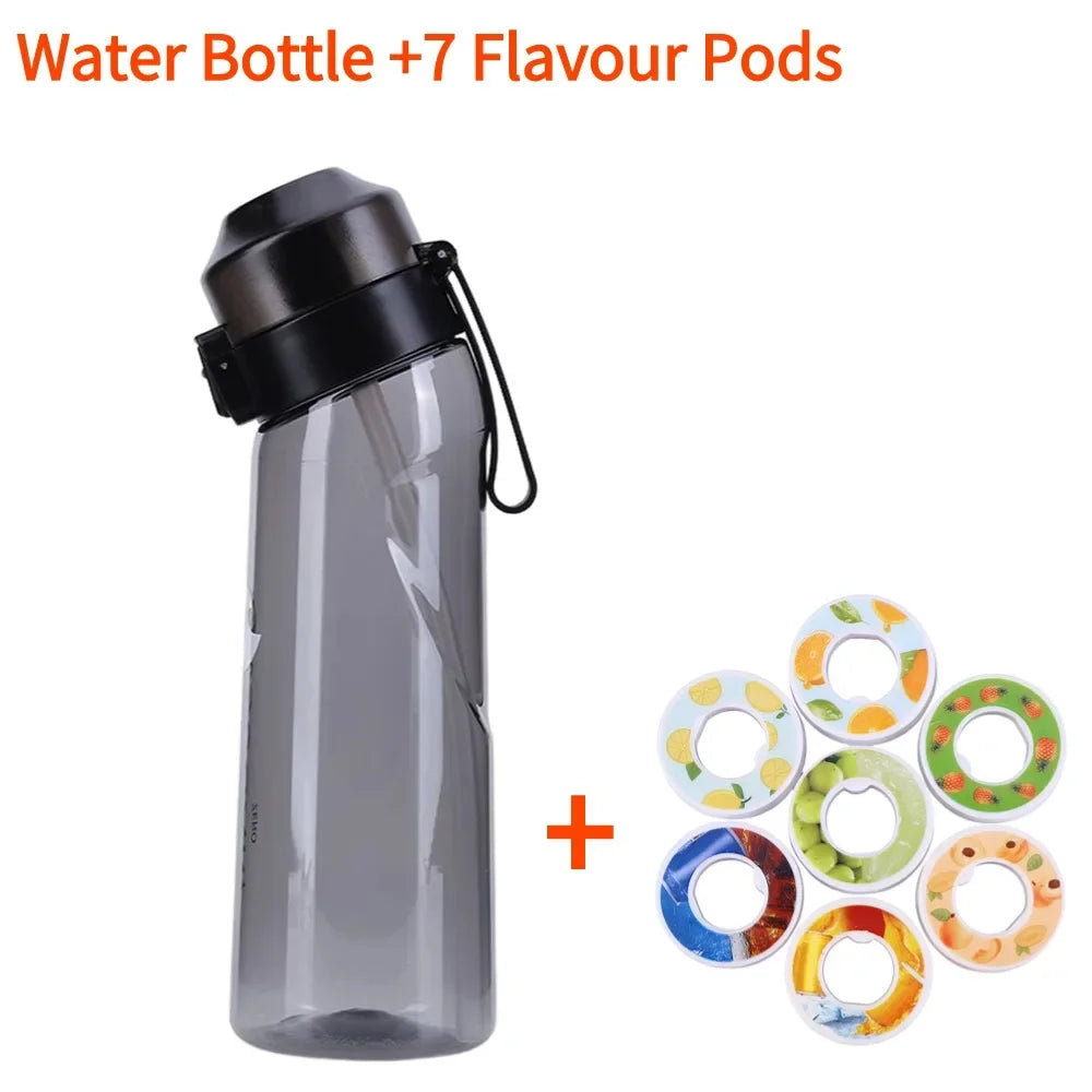Flavored Water Bottle with 7 Flavour Pods, 650ml